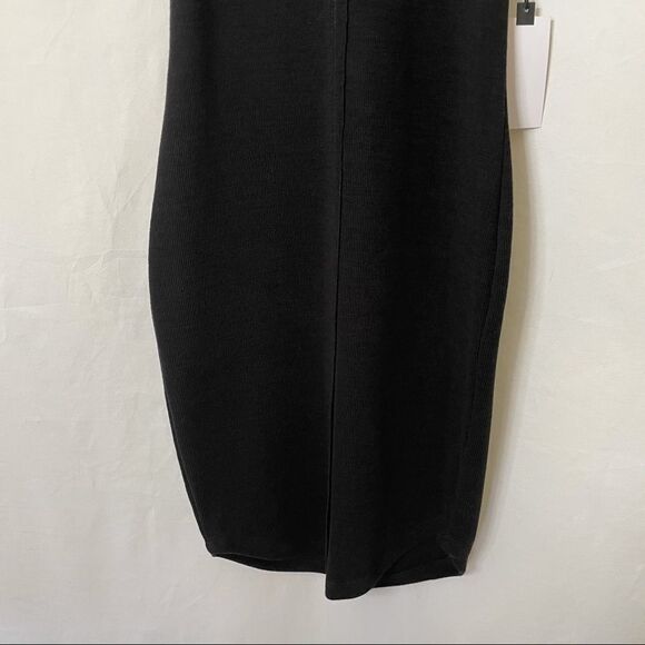 ASTR Cutout Knit Bodycon Dress Black New - Picture 4 of 10